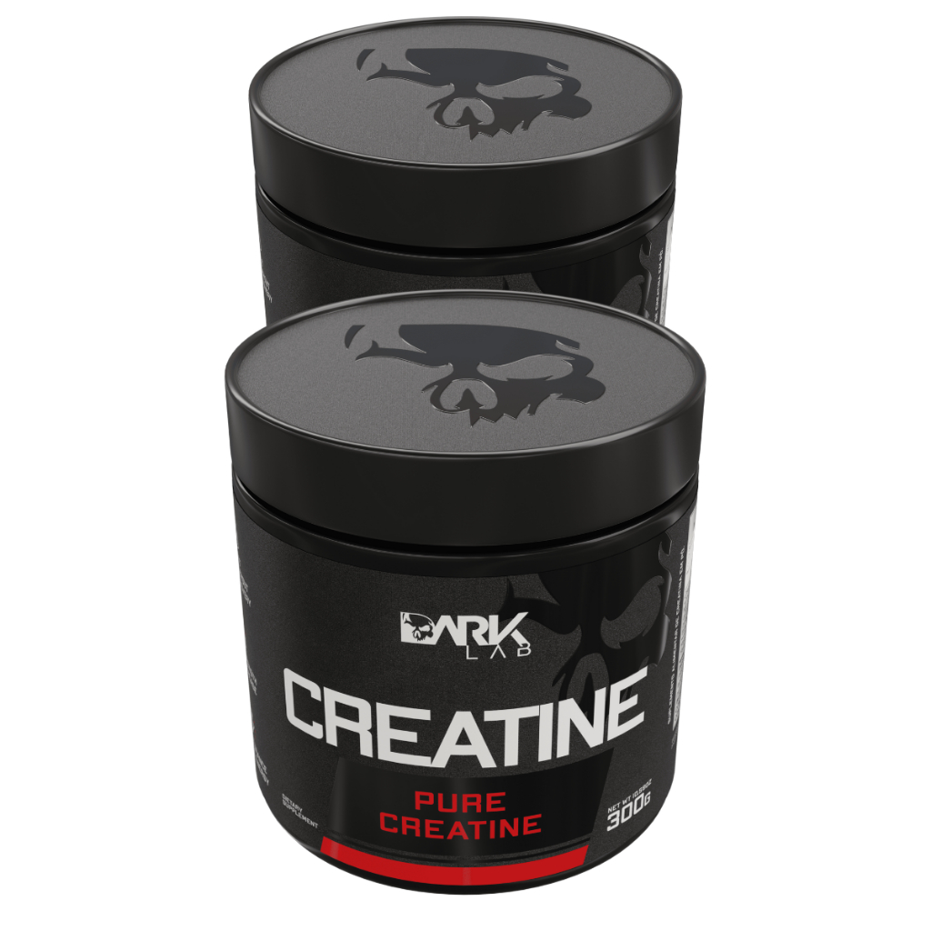 Kit 2x Creatina Monohidratada Pura 300g Dark Lab - 100% Pura