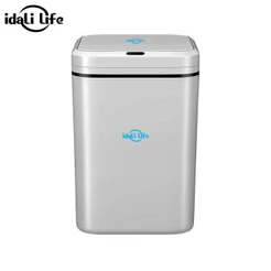 Lixeira Sensor Automática Inteligente de Banheiro Cozinha Escritório Capacidade 16 Litros IDALI LIFE