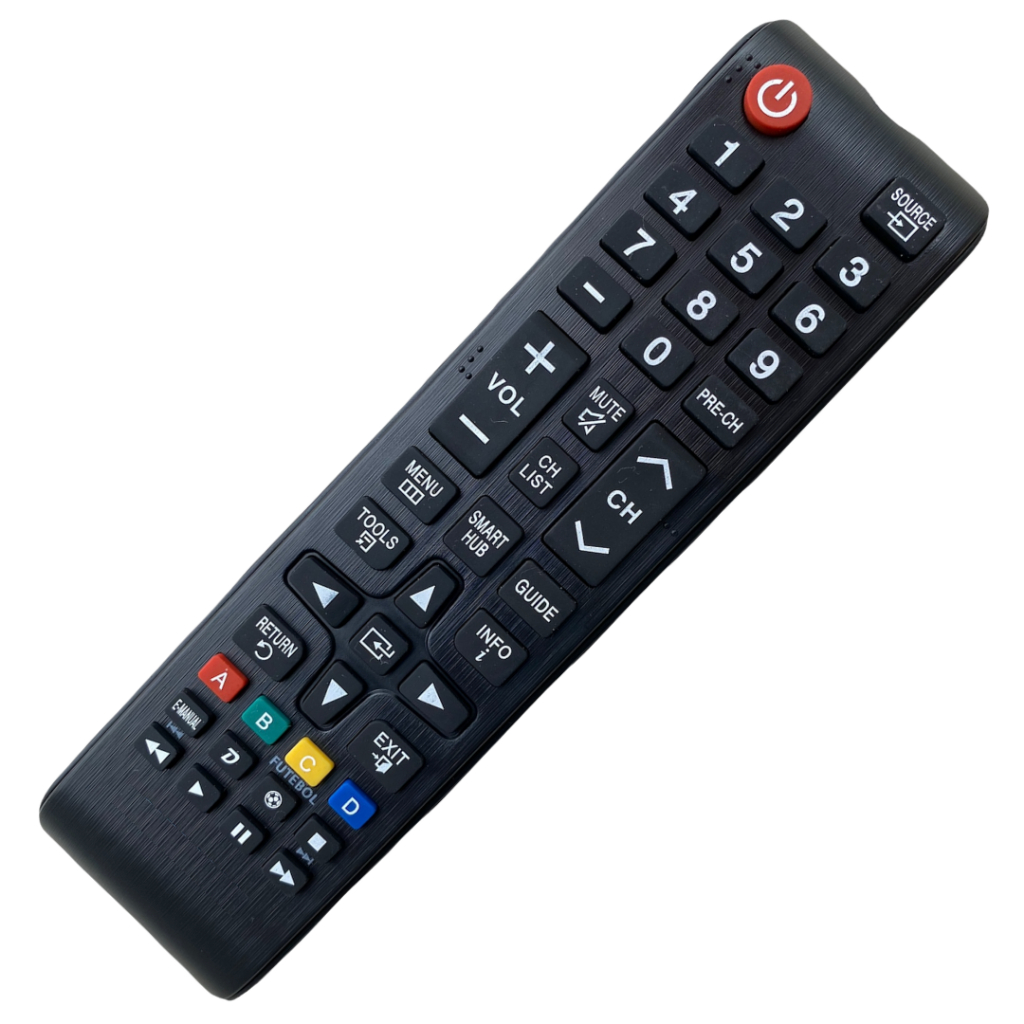 Controle TV Smart Samsung Hub 7036 / UN32J4300AGXZD , LH40RBHBBBG/ZD - UN40J5300A