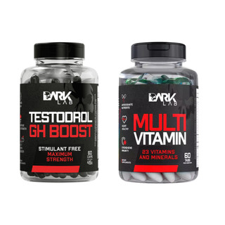 Kit Testodrol-Gh Boost 60 Caps + Multivitamino 60 Caps - Dark Lab em Oferta na Shopee