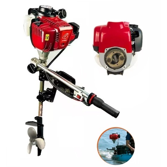 Motor de popa para barco Pesca 4 TEMPO bote caiaque Embarcação até 5 metrôs