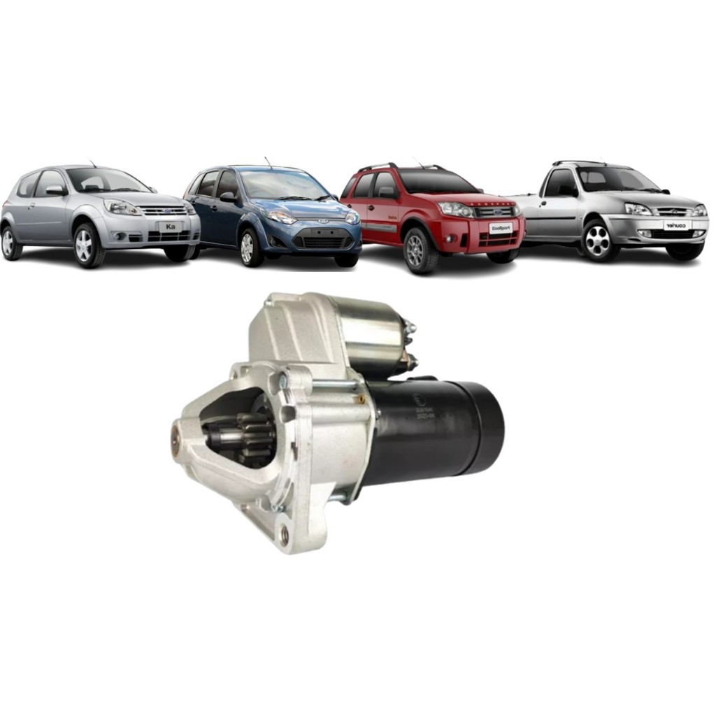 Motor Partida Ford Ka Fiesta Ecosport Courier Escort Zetec Rocam em Oferta na Shopee