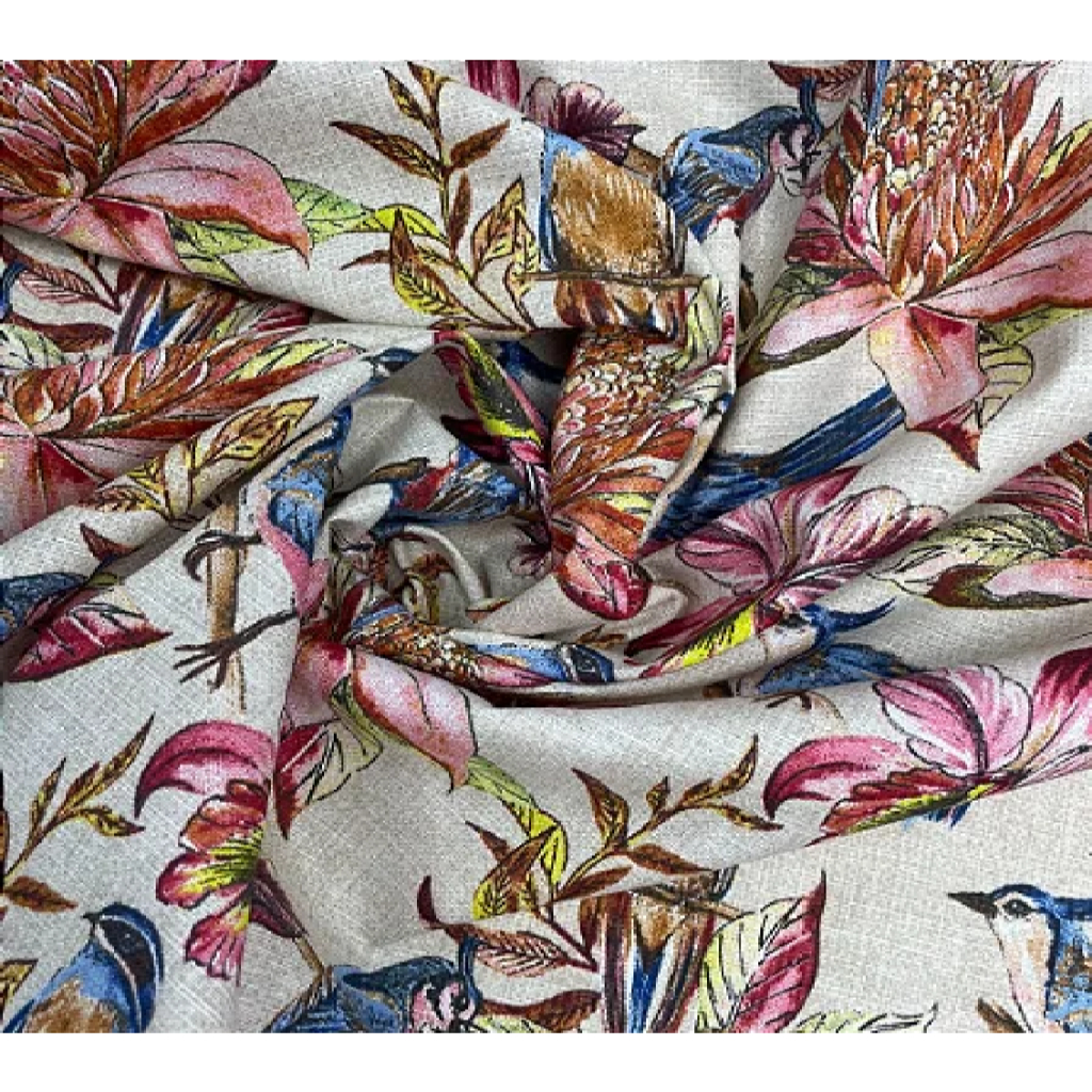 Tecido Para Decoração Essence Karsten Estampado Colorido 1m x 1,4m Impermeabilizado Cadeira Decoração Cortina Tapeçari