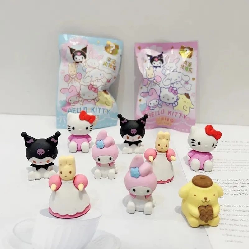 Kit Borracha Surpresa Sanrio - Kit com 3
