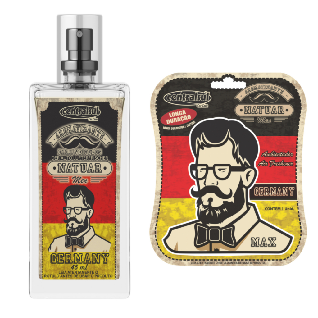 Kit 2 Aromatizante Natuar Men Germany Centralsul em Oferta na Shopee