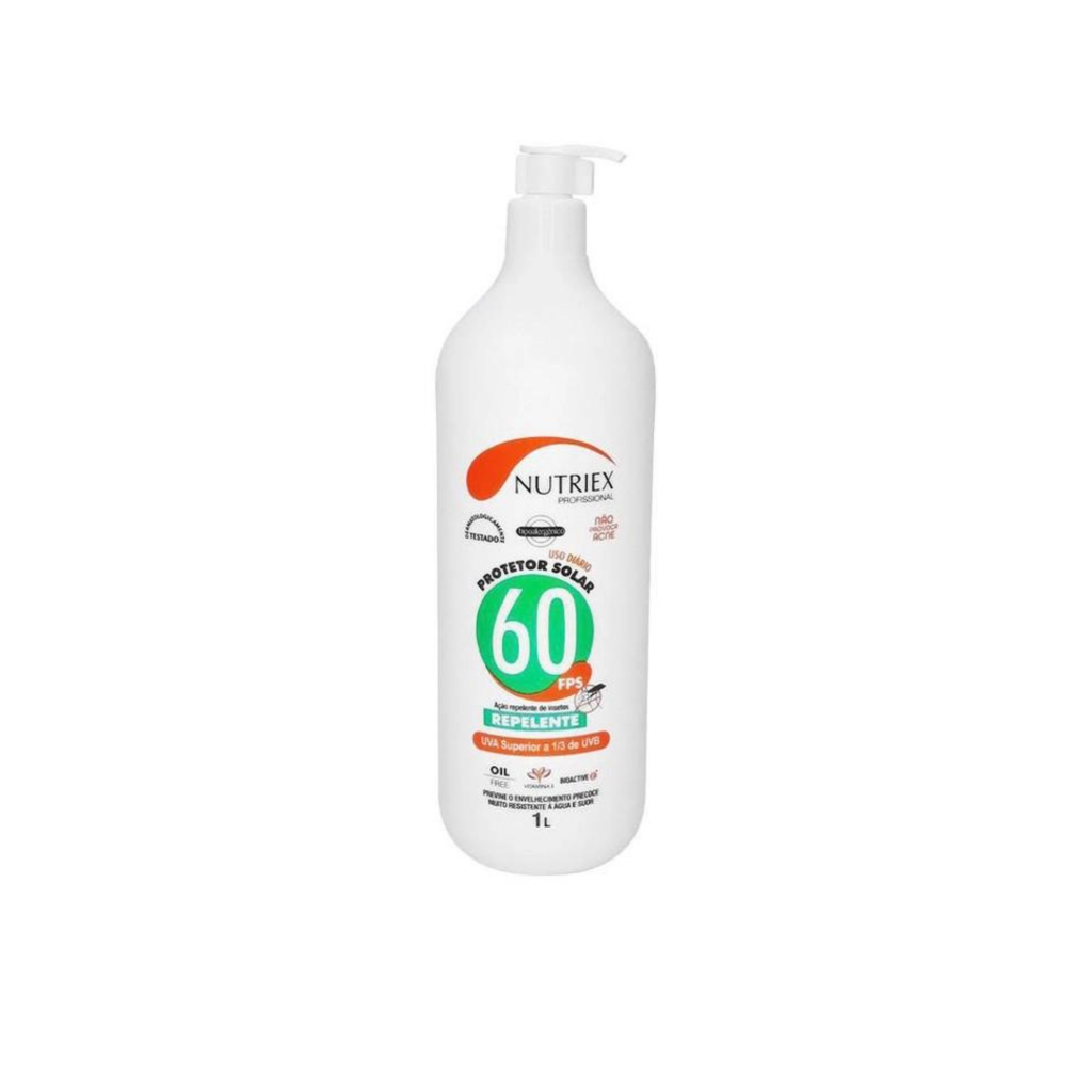 Protetor Solar Ação Repelente Fps 60 Nutriex Profissional