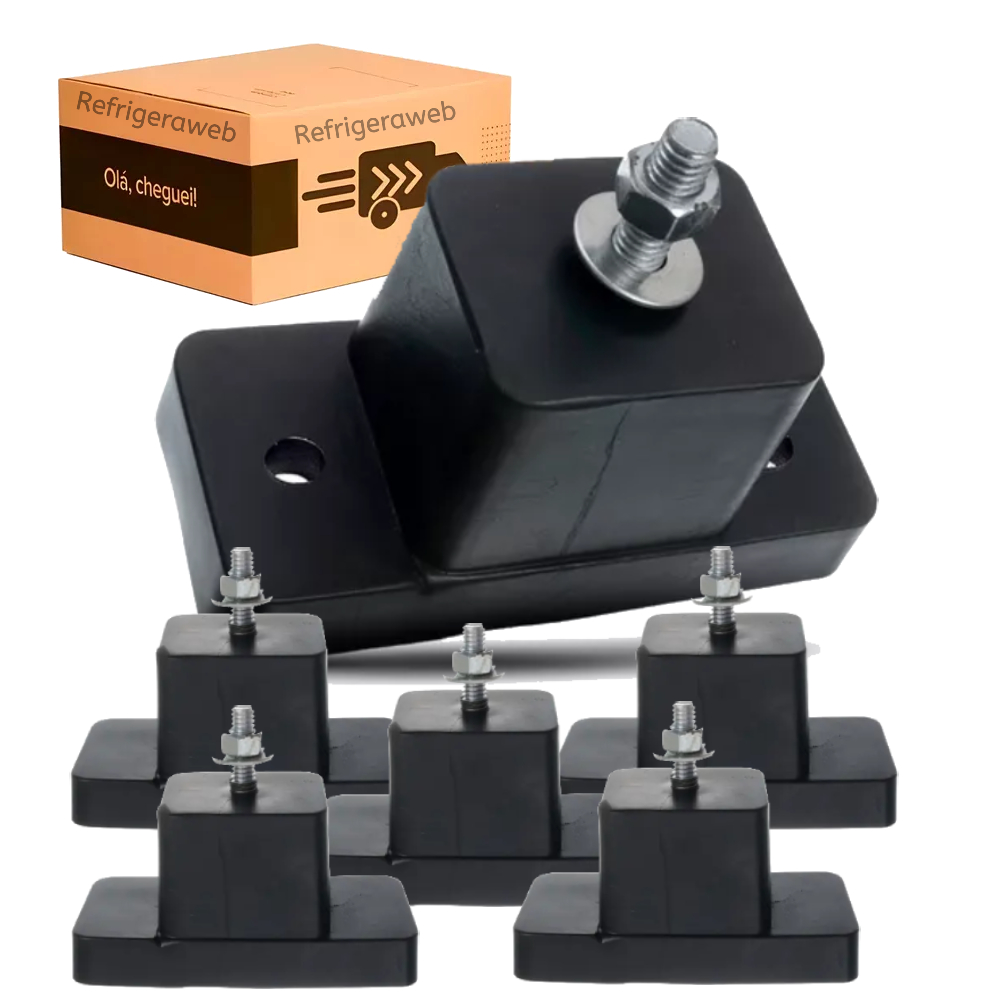 Kit 10 Calços Reforçado Condensador Ar Condicionad Split