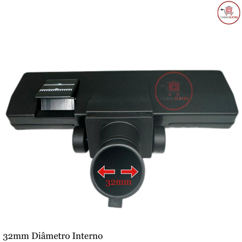 Bocal Piso Rodo com Escova Aspirador de Pó Wap GTW 12 Inox, Gtw 20 Inox, Gtw 10 e Ambience ( 32mm Diâmetro )