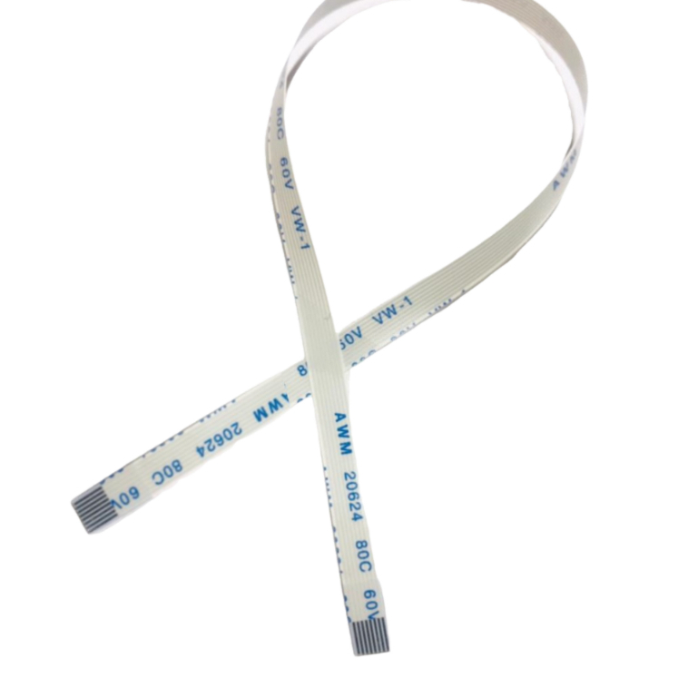 Cabo Flat 8 Vias Normal 4,5mm Largura 20cm Comprimento