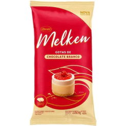 Chocolate Nobre Melken Branco em Gotas 2,050kg Harald