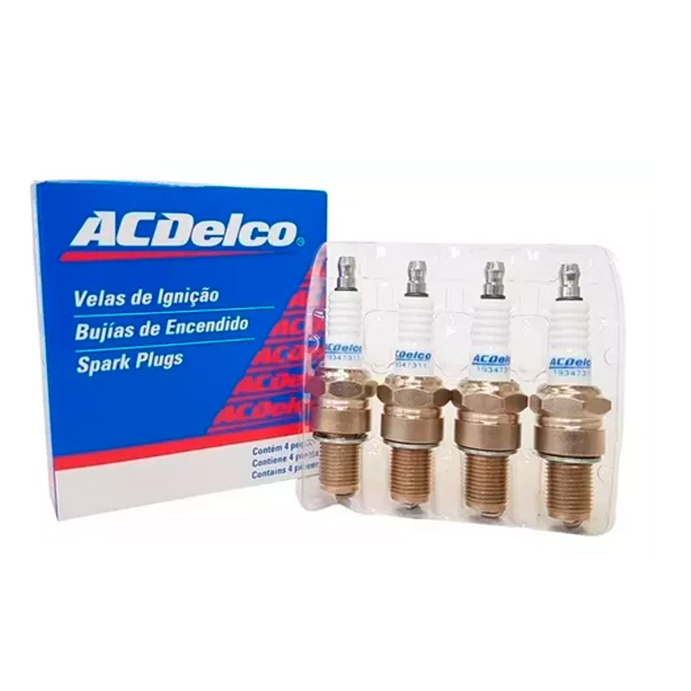 Velas de Ignição Agile Astra Celta Cobalt 19347349 ACDelco em Oferta na Shopee