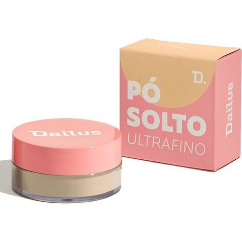 Pó Solto Facial Ultrafino Claro - Dailus 15g em Oferta na Shopee