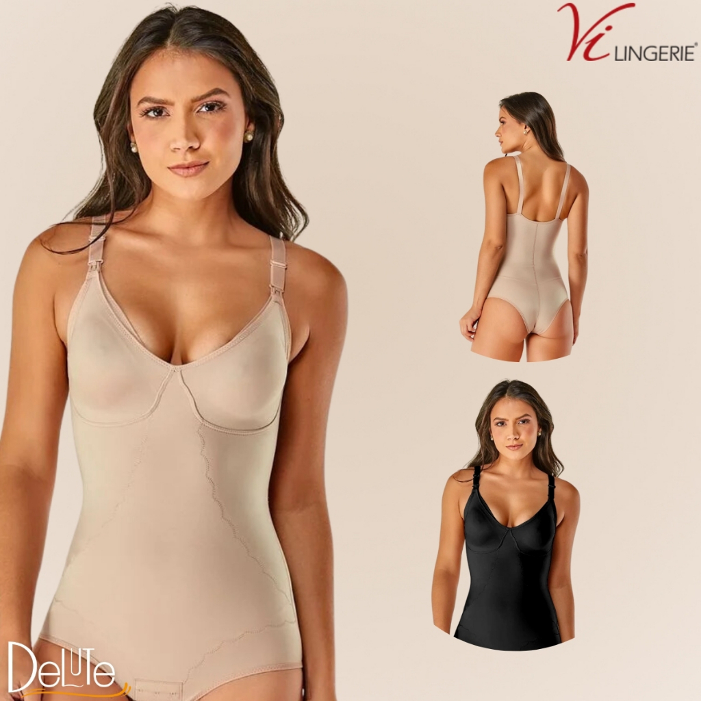 Body De Amamentação Modelador E Redutor Em Cetinete Modelo Sem Bojo - Women Clothes