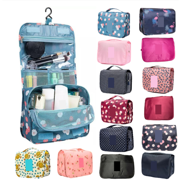 Necessaire Organizadora Bolsa Viagem Higiene Pessoal Com Divisória Cabide Gancho em Oferta na Shopee