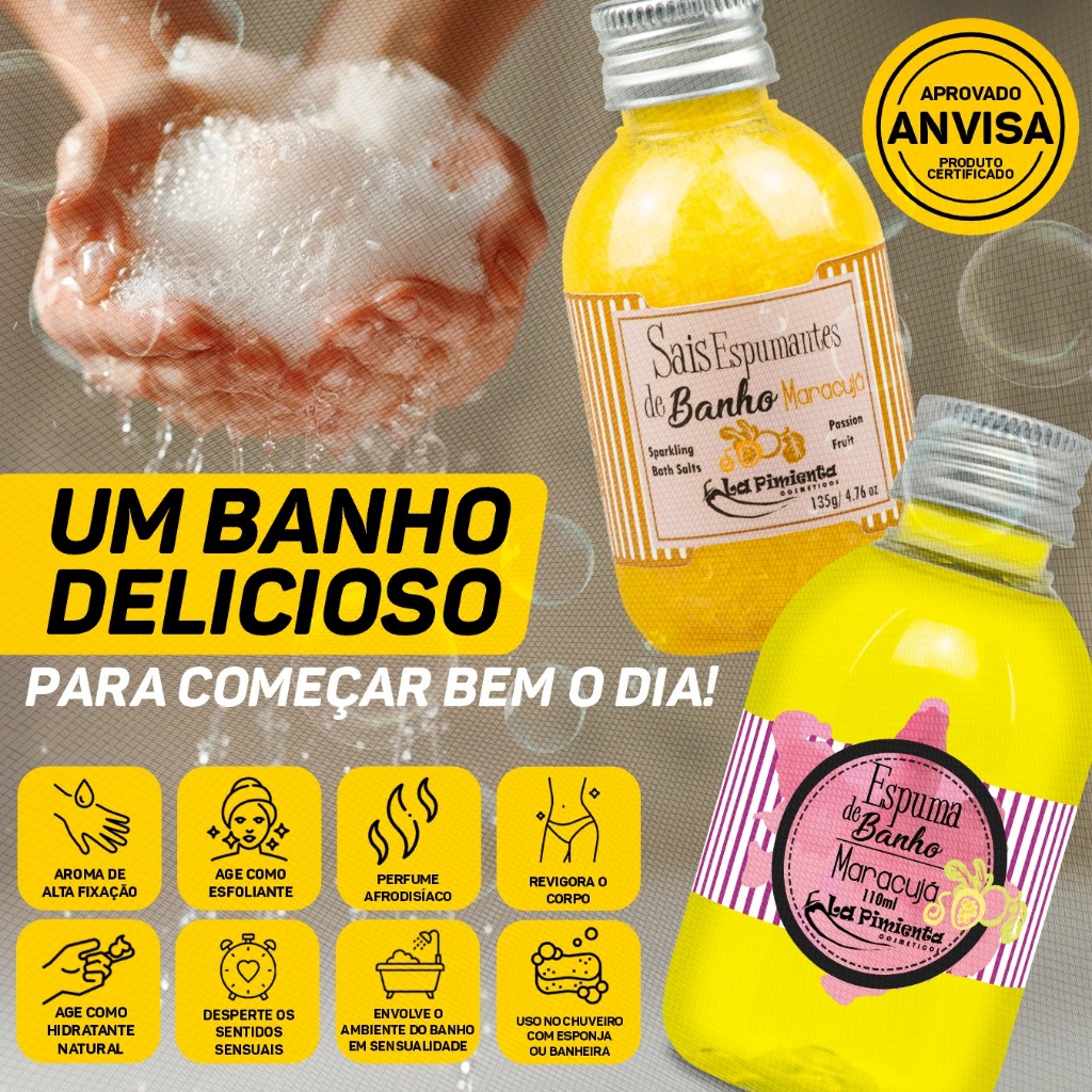 KIT SAIS E ESPUMA PARA UMA PELE IMPECÁVEL E REVIGORANTE