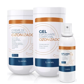 Lakma Kit Ozônio Premium Corporal 3 Itens - Redução de Medidas, Celulite e Flacidez em Oferta na Shopee