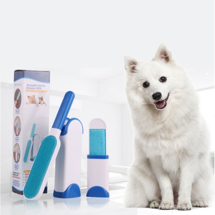 Escova mágica remove pêlos de animais de estimação, pêlos de cães e gatos remove pêlos de carpetes, é enviada imediatamente