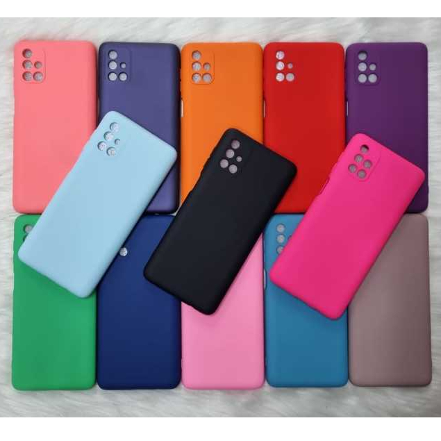 Capa Capinha M51 Samsung Silicone Aveludado  POR DENTRO