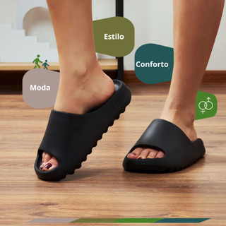 Chinelo Slide Feminino Masculino Unissex Nuvem Jogador Blogueirinha Ortopédico Confortavel