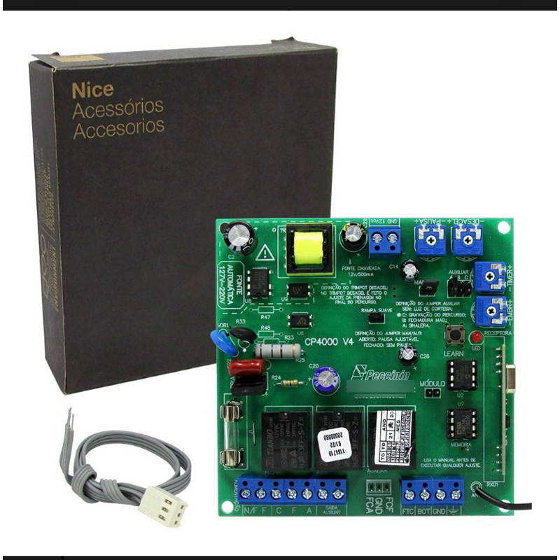 Central Eletronica Placa Cp 4000 Nice Peccinin 110v/220v