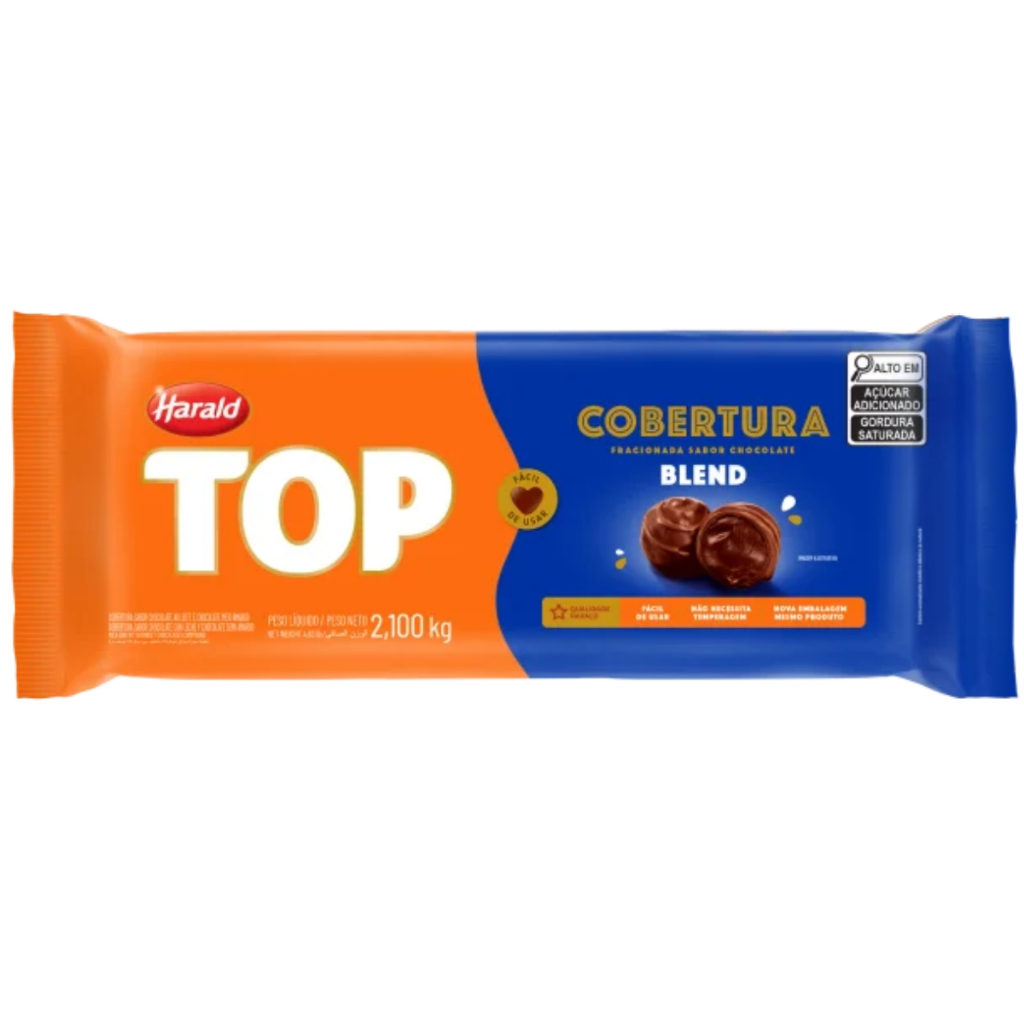 Cobertura TOP Fracionada Blend em Barra 2,100kg Harald