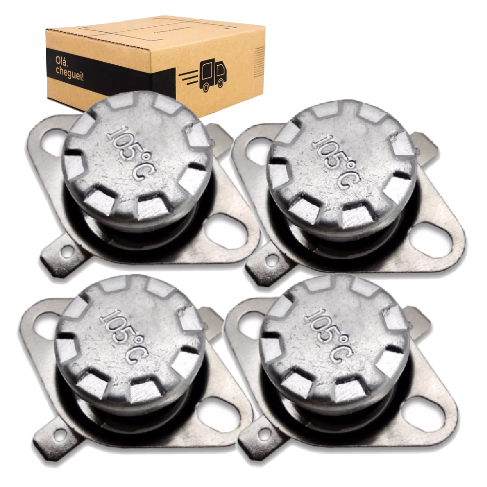 Kit 4 Termostatos Microondas Magnetron 105°c A 180°c