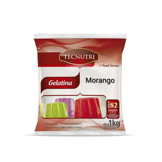 Gelatina Sabor Morango 1Kg - Tecnutri em Oferta na Shopee