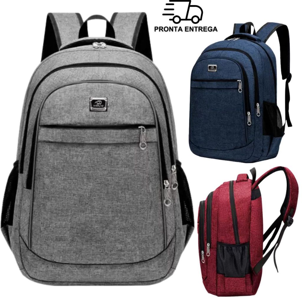 Imagem Mochila Escolar Viagem Resistente Coreana Masculina Feminina Colorida