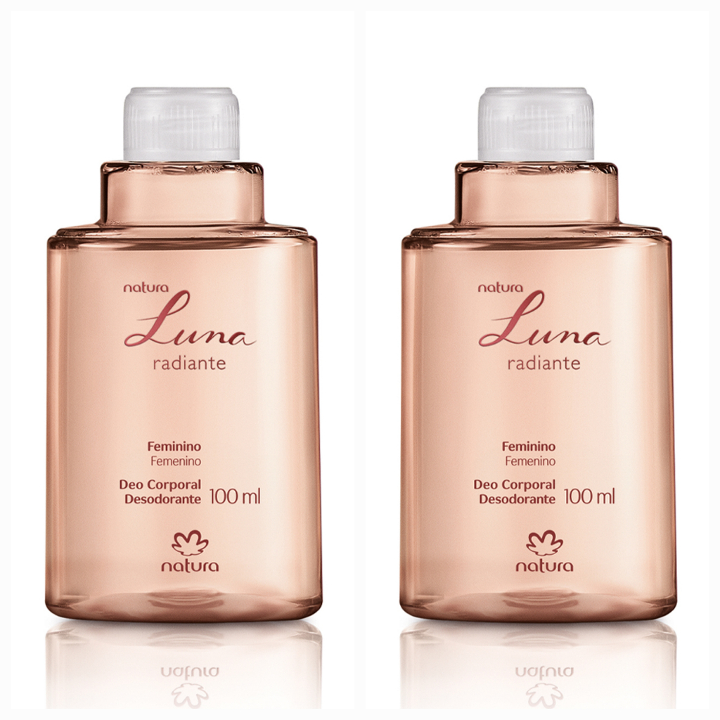 Kit 2 unidades Refil Desodorante Corporal Luna Radiante 100 ml