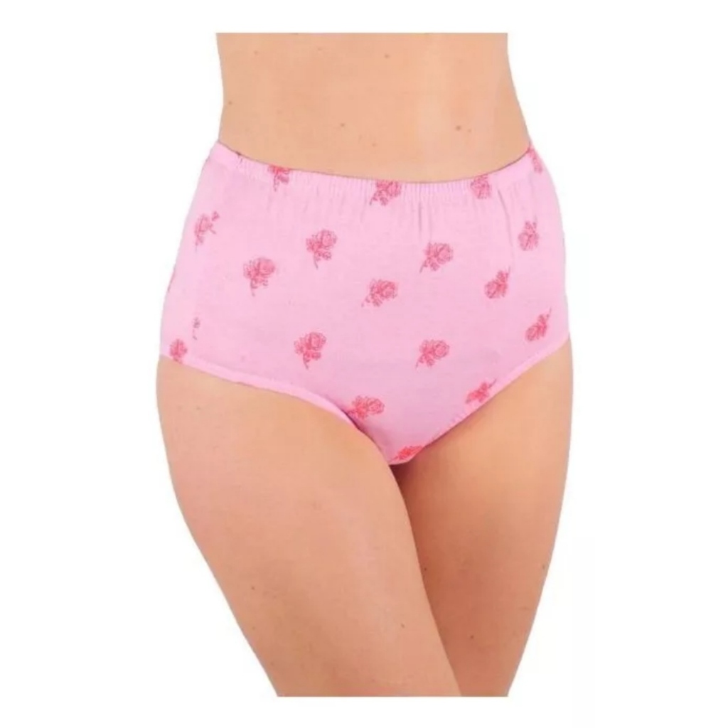 Kit 5 Calcinha Calçola Para Senhoras Plus Size 100% Algodão Atacado Lingerie