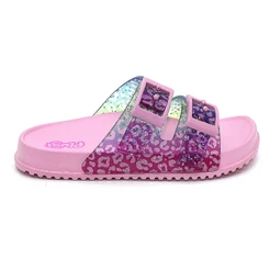 Chinelo Birken Sandália Infantil Slide Birken EVA Fivelas Confortável Animal Print