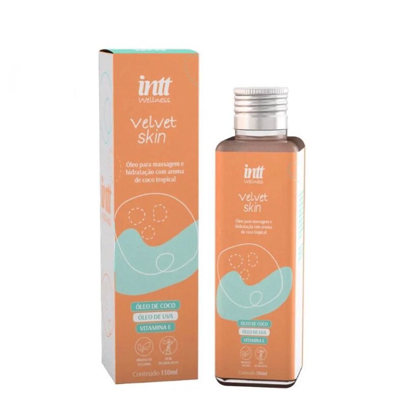 ÓLEO VELVET SKIN PARA MASSAGEM CORPORAL 130ML INTT