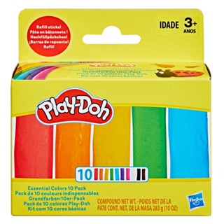 Kit com 10 Massinhas Pay Doh Cores Básicas - Hasbro F9817 em Oferta na Shopee