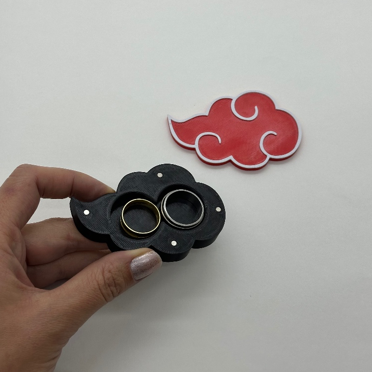 Porta alianças/ Anel - Akatsuki em Oferta na Shopee