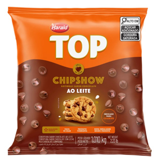 Chipshow TOP Chocolate Ao Leite em Gotas Forneável 1,01kg - Harald em Oferta na Shopee