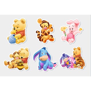 50 Apliques Ursinho Pooh Baby festa infantil para lembrancinhas aniversário bebê em Oferta na Shopee