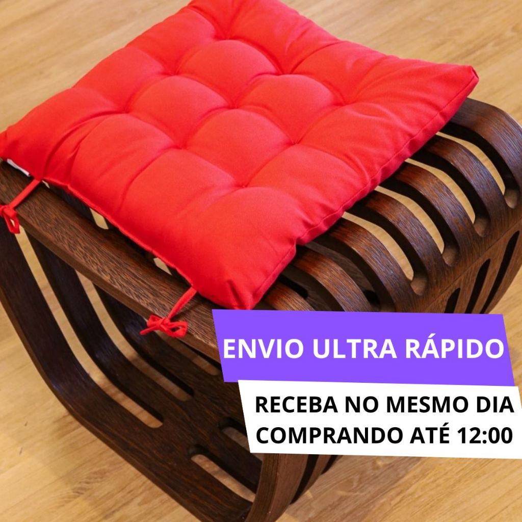 Kit 6 Assentos Almofada Moderna Futton Para Cadeira Sofá Banco Pallet Renova Futon 40x40 Cm Diversos
