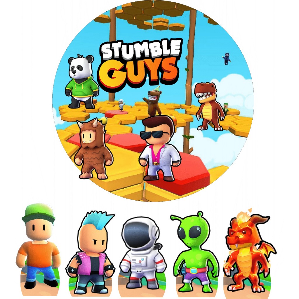 kit PAINEL E DISPLAYS STUMBLE GUYS - FESTA E DECORAÇÃO