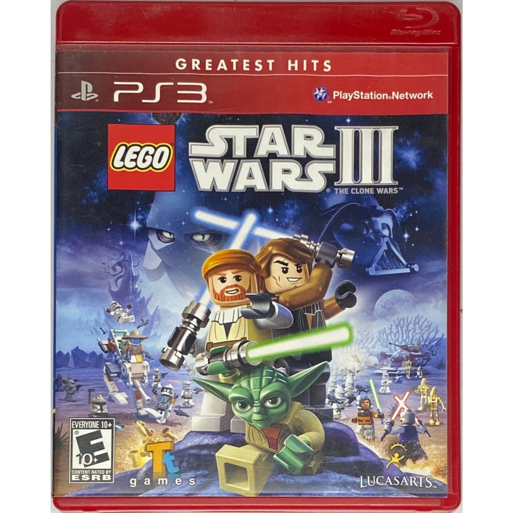 LEGO Star Wars III: The Clone Wars - Greatest Hits - PS3 - Mídia Física