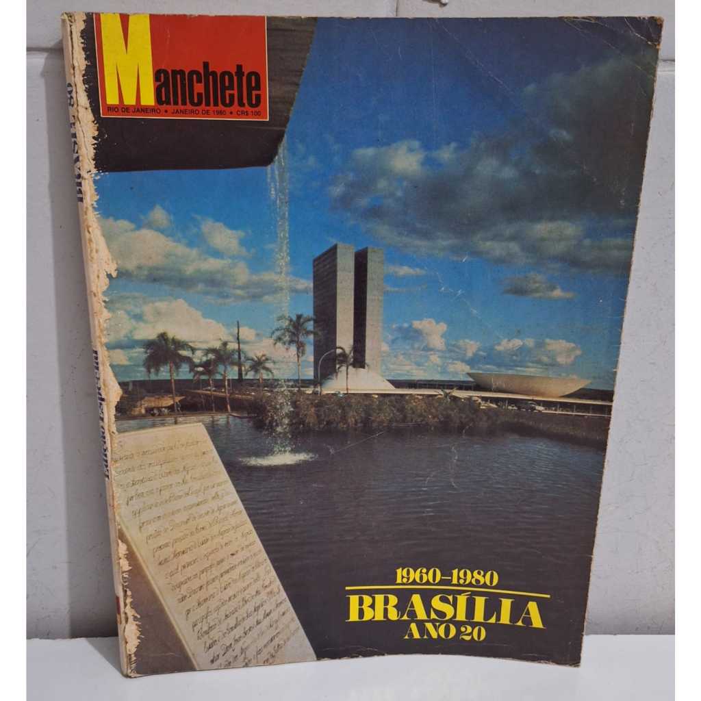 Revista Manchete Janeiro 1980 Edição Especial Brasilia Ano 20 1960-1980