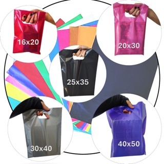kit 50 Sacolas Plásticas Boca de palhaço vazada tamanhos ; 16x20 , 20x30 , 25x35  , 30x40 e 40x50. em Oferta na Shopee