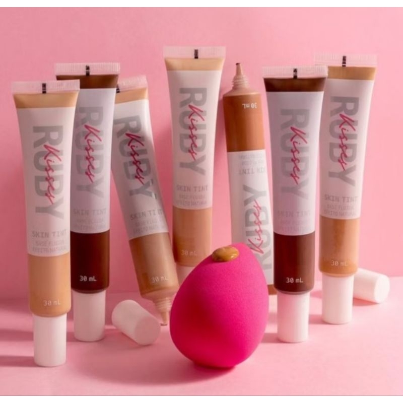 VENCIMENTO FINAL MÊS 06 E 07 2026 Base Fluida Efeito Natural Ruby Kisses - Skin Tint