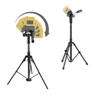 Tripé Universal Telescópico para Nível a Laser com Rosca de 1/4" Dewalt Stanley Bosch Vonder Millessey Deko em Oferta na Shopee