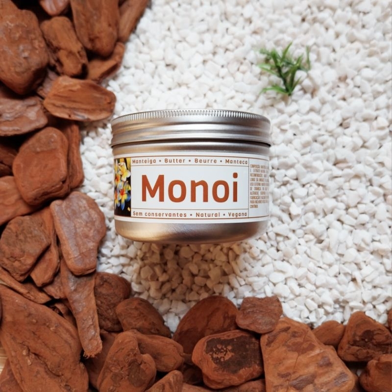 Manteiga de Monoi Tahiti 120g - Capilar - 100% Natural em Oferta na Shopee