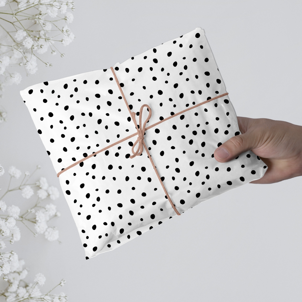 Papel Seda Poá de Poá Black 50 unidades em Oferta na Shopee