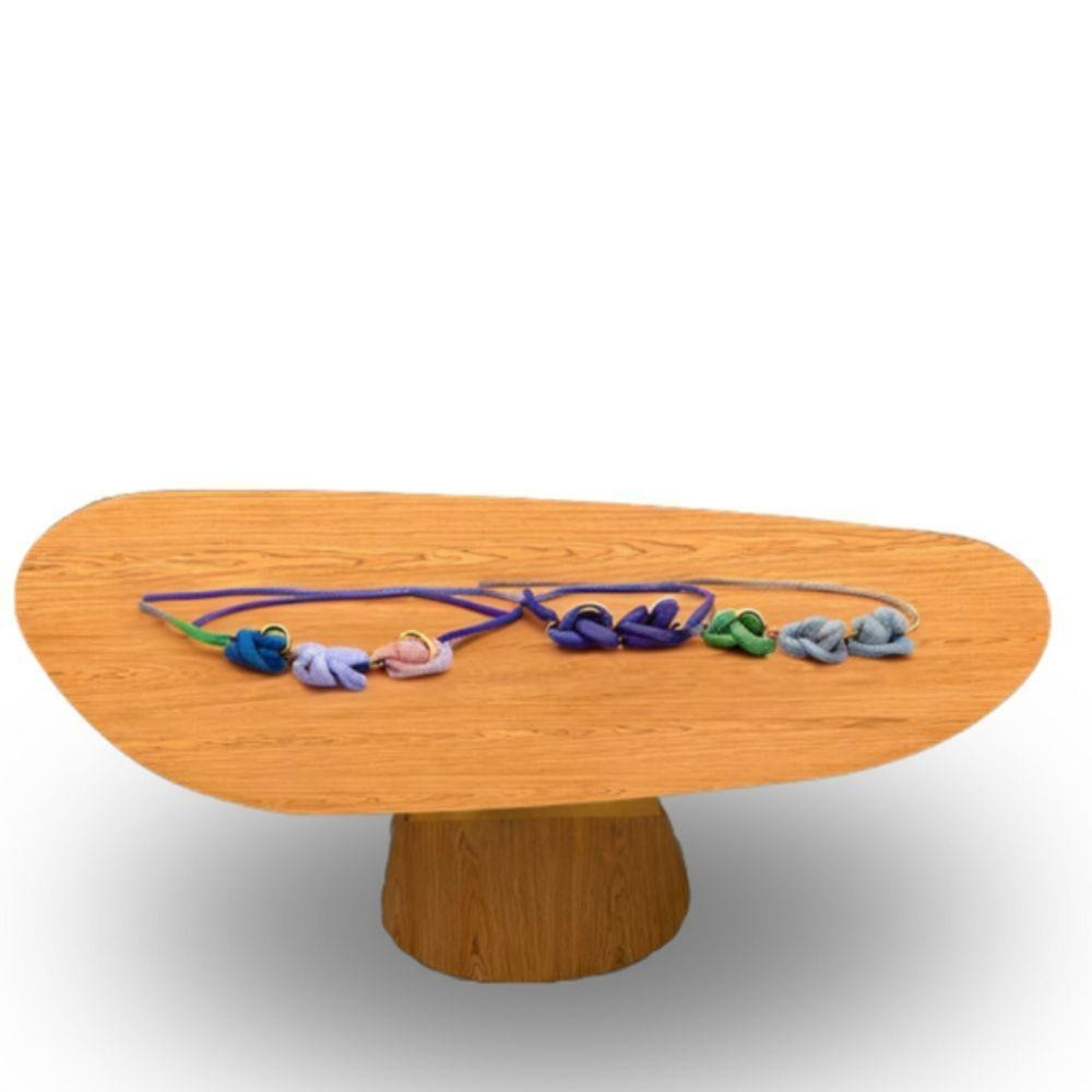 Mesa de Jantar Cone Orgânica Oval em Freijó 180x100cm em Oferta na Shopee