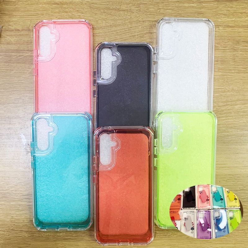 Capa Acrilico Anti-Amarela Samsung A07/A17/A06/A26/A16/A14/A15/A05S/A05/A23/A25/A35/A55 Capinha Transparente Anti Pacto