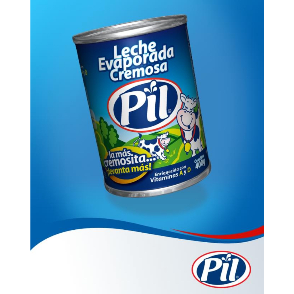 LEITE PIL EVAPORADO 2 UNIDADES PRODUCTO DE PERÚ 400 g