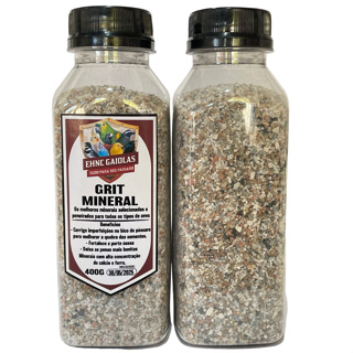 Grit Mineral - 400G / Minerais com alta concentração de cálcio e ferro em Oferta na Shopee