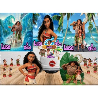 Kit Festa Moana Adulta em Oferta na Shopee